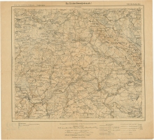 Michalischki (Michaliszki) - niemiecka mapa sztabowa z 1917 r. w skali 1:100000. Arkusz obejmuje okolice miejscowości: Bystrzyca, Kiemieliszki, Kluszczany, Michaliszki, Powiewiórka, Zułów. Mapa z kolekcji Jacka Szulskiego.