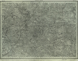 Rosyjska mapa czê¶ci powiatu ¶wiêciañskiego, wydana w 1913 r., miejscowo¶ci sprawdzono w terenie w 1865 r., linie kolei ¿elaznej wed³ug zdjêæ z 1902 r. Arkusz obejmuje okolice miejscowo¶ci: Daugieliszki, Hoduciszki, Ko³tyniany, Komaje, £yngmiany, £yntupy, Mielegiany, Nowe ¦wiêciany, Podbrodzie, Postawy, Powiewiórka, ¦wiêciany, Twerecz, Widze. Kopiê mapy przes³a³ nam p. Mieczys³aw Machulak - serdecznie dziêkujemy!