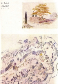 Oryginalny projekt kompozycji architektonicznej w Zu³owie - miejscu urodzenia Marsza³ka Józefa Pi³sudskiego - autorstwa prof. Romualda Gutta z 1936 r. z kolekcji Mariusza Kolmasiaka.